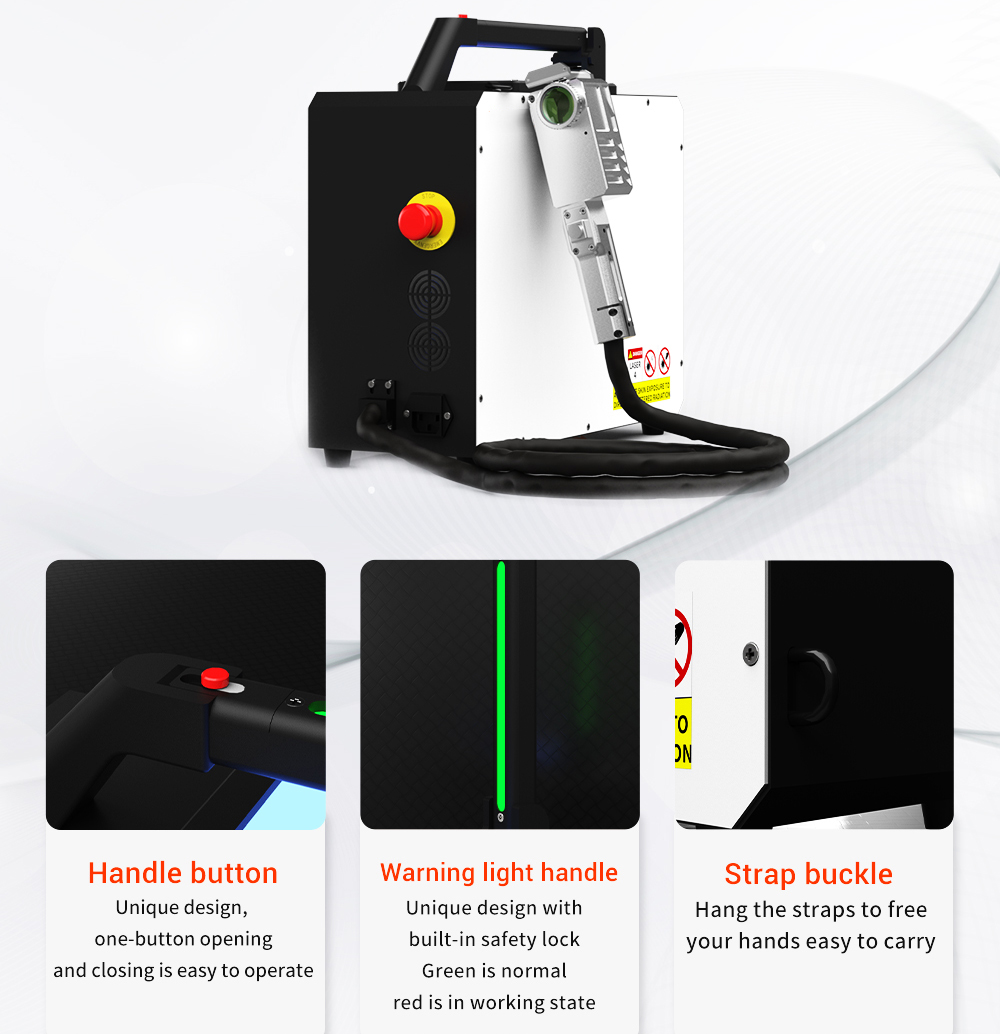 Portable Laser Rust Removal - New 100w Handheld Mini Portable Pulse