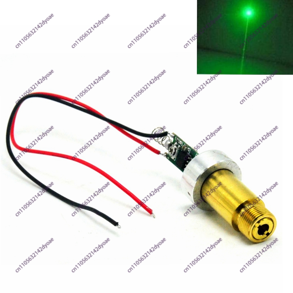 Industrial Green Laser Pointer - Industrial Brass 50mW 100mw 200mw 532nm