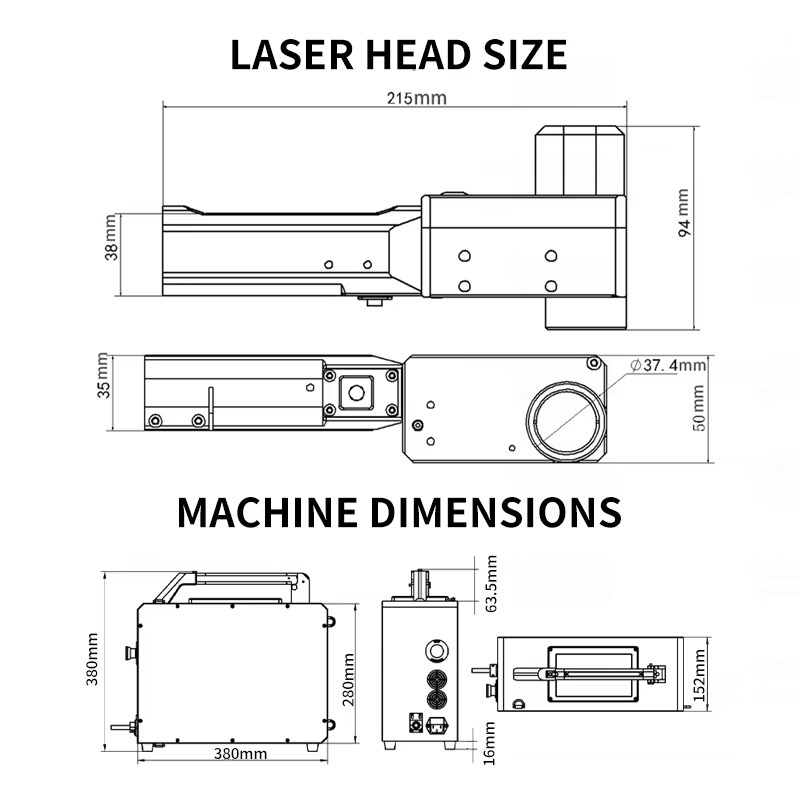 Backpack Portable Type Handhel - đánh giá và giá Industrial Laser Types