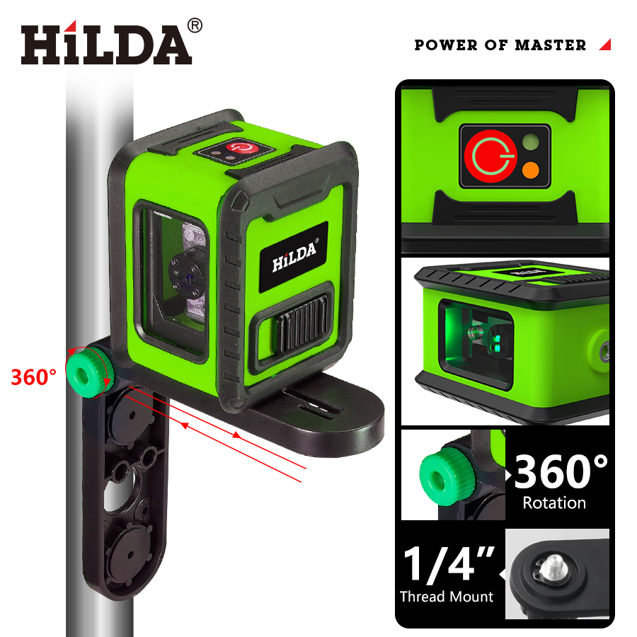 HILDA Laser Level Meter 2-Line - đánh giá và giá Industrial Laser Measurement
