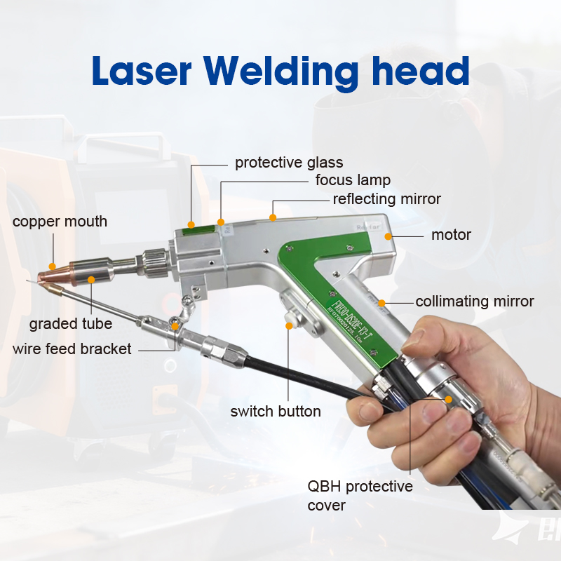 Portable 5 in1 Air Cooled Hand - đánh giá và giá Portable Laser Rust Removal