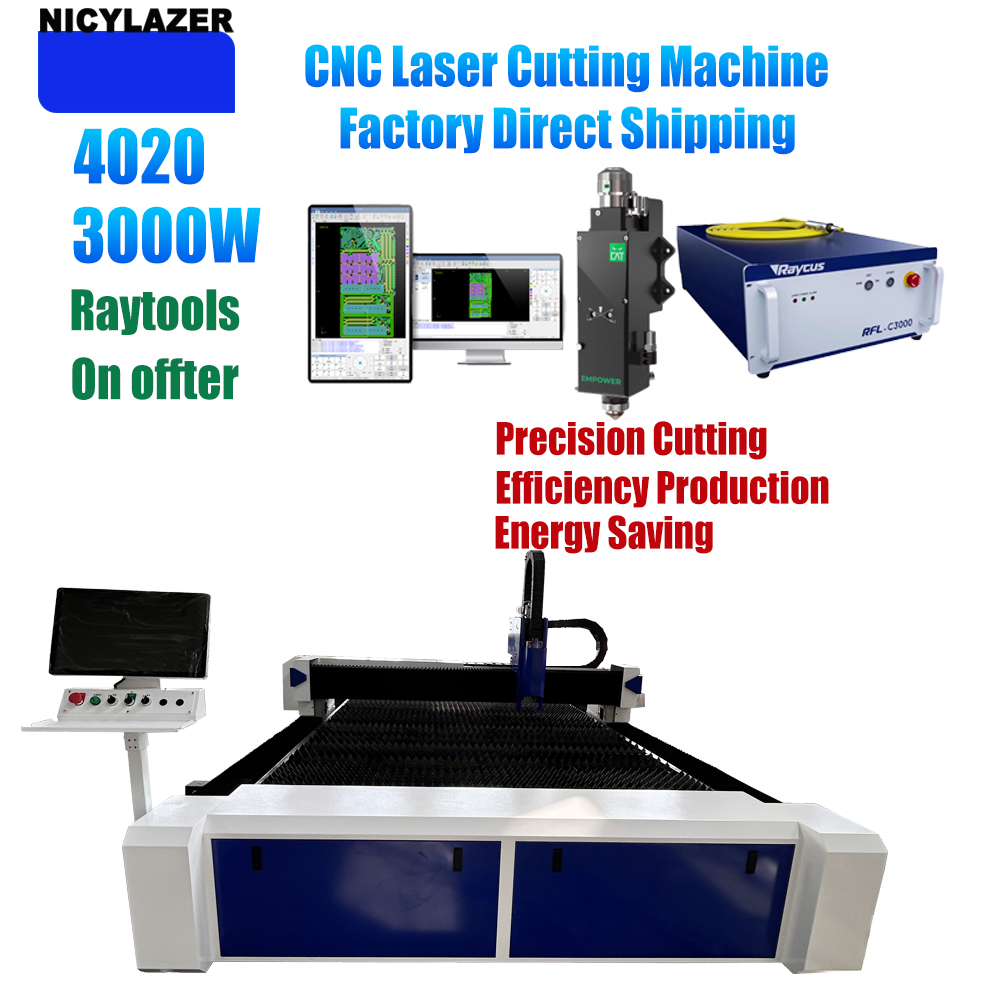 NICYLAZER CNC 3000W 4020 Fiber - đánh giá và giá Industrial Laser Cutters