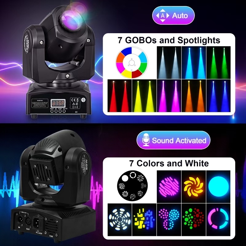 2PCS 60W Mini Led Dmx Gobo Mov - đánh giá và giá Laser Power Supply 60W