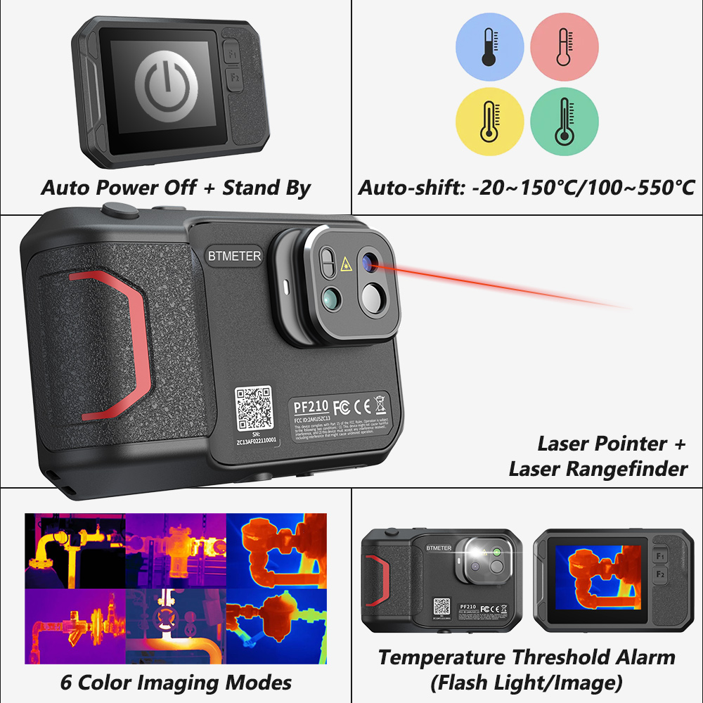 256x192 Thermal Camera Guide H - đánh giá và giá Industrial Laser Measurement